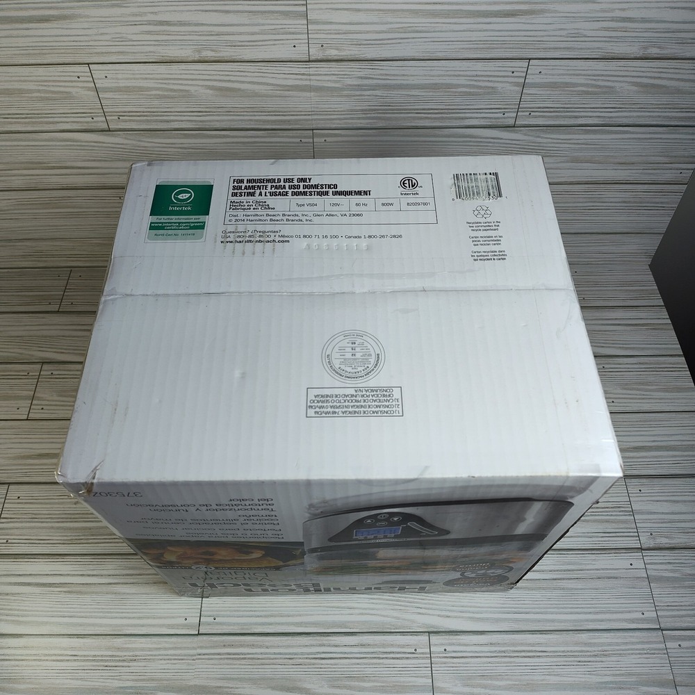 Hamilton Beach Digital Food Steamer 5.5 Quart 2 Tier Stackable Model #37530Z NEW - Picture 6 of 9
